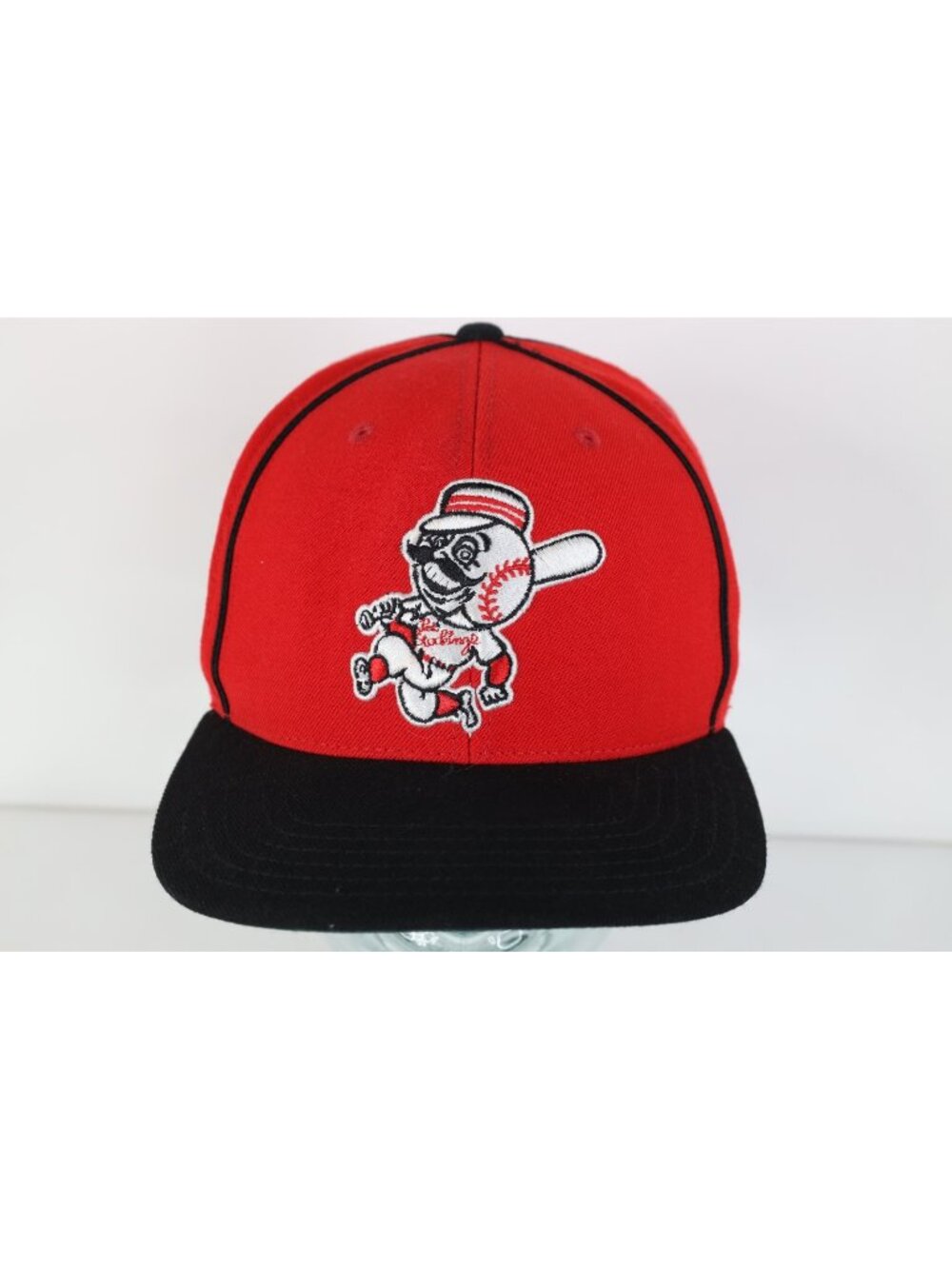 Vintage Retro American Needle Cincinnati Reds Baseball Snapback Hat Cap Red